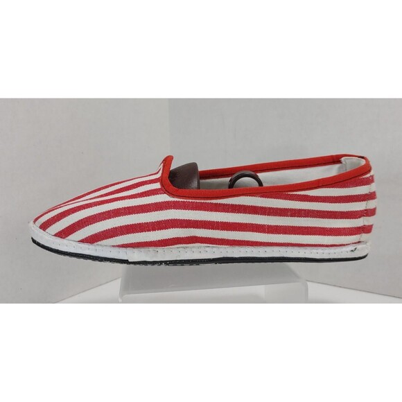 DROGHERIA CRIVELLINI WOMEN'S FURLANE SLIPPERS — RED STRIPE TYRE SOLES SIZE US 10 - Picture 10 of 16
